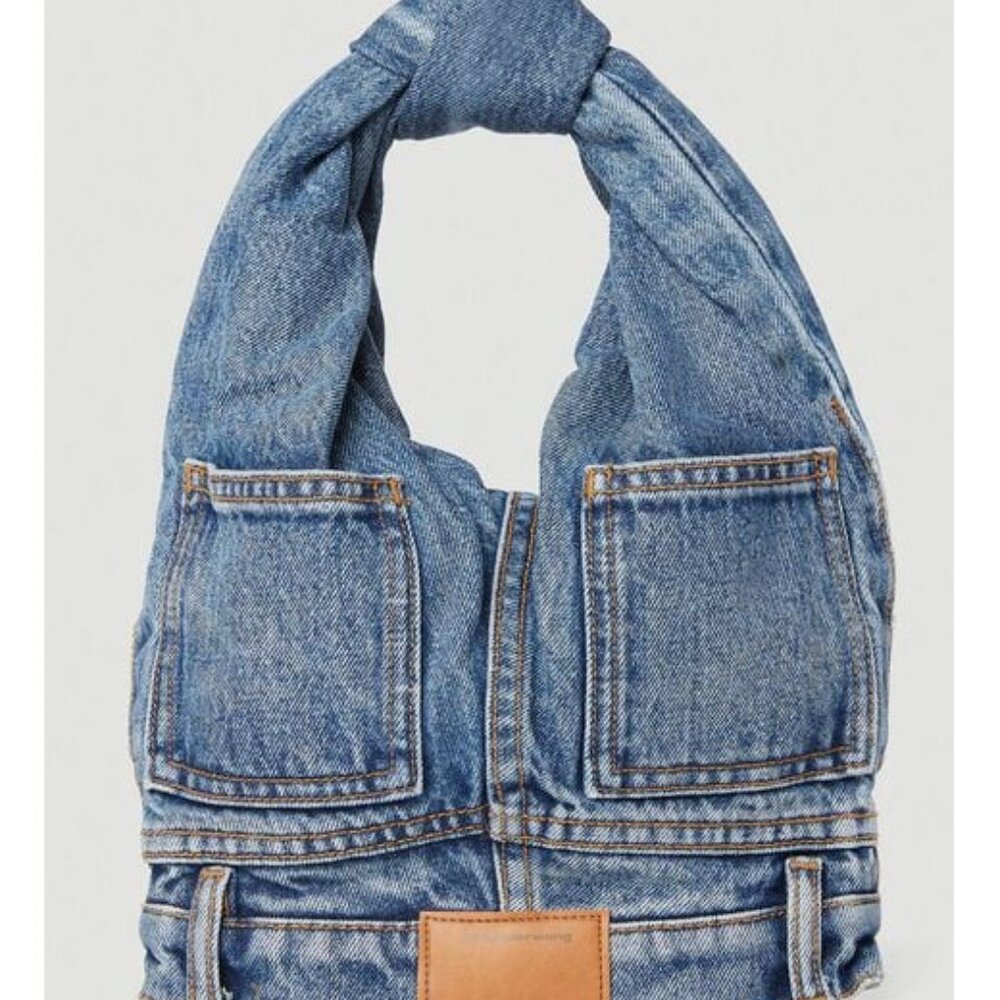 Alexander Wang Denim Mini Hobo Shoulder Bag - Picture 4 of 4